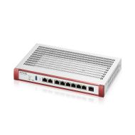 Защитна стена Zyxel USG FLEX 200 H, User-definable ports with 2*2.5G & 6*1G, 1*USB with 1 YR Gold Security Pack