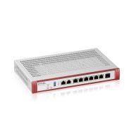 Защитна стена Zyxel USG FLEX 200 H, User-definable ports with 2*2.5G & 6*1G, 1*USB with 1 YR Gold Security Pack