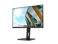 Монитор AOC U32P2, 31.5" VA WLED, 3840x2160@60Hz, 4ms GtG, 350cd m/2, 3000:1, 50M:1 DCR, Adaptive Sync, FlickerFree, Low Blue Light, 3Wx2, Tilt, Height Adjust, Pivot, Swivel, 2xHDMI, DP, USB hub