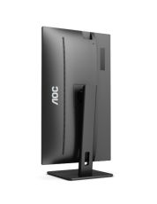 Монитор AOC U32P2, 31.5" VA WLED, 3840x2160@60Hz, 4ms GtG, 350cd m/2, 3000:1, 50M:1 DCR, Adaptive Sync, FlickerFree, Low Blue Light, 3Wx2, Tilt, Height Adjust, Pivot, Swivel, 2xHDMI, DP, USB hub