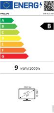 Монитор Philips 24B2G5200, 23.8" IPS WLED, 1920x1080@100Hz, 4ms GtG, 300cd m/2, 1000:1, 50M:1 DCR, Adaptive Sync, FlickerFree, Blue Light tech., 3Wx2, Tilt, Height Adjust, Pivot, Swivel, D-SUB, HDMI, DP, USB hub