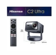 Мултимедиен проектор Hisense C2 Ultra Smart mini  Laser Projector, 4K Ultra HD 3840x2160, 2000:1, 3000 lum, 60 Hz, Optical Zoom& Digital Zoom,Dolby Vision, IMAX enhanced,Dolby Vision, HDR10+, HDR10, HLG, 2*10W+20W Subwoofer,Designed for XBOX