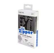 Earphones Logilink Zipper, Remote, Mic, HS0021