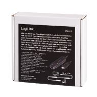 Cable USB3.2 C-C M/F+Repeater, 5m, Logilink UA0418