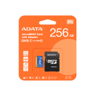 Micro SDXC 256GB UHS-I Class 10 + SD Adapter,Adata