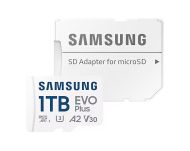 Памет Samsung 1TB micro SD Card EVO Plus with Adapter, UHS-I interface, Read Speed up to 160MB/s