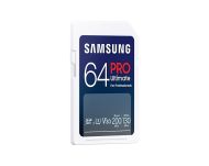 Памет Samsung 64GB SD Card PRO Ultimate with USB Reader, U3, V30 , Read 200MB/s - Write 130MB/s