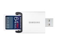 Памет Samsung 64GB SD Card PRO Ultimate with USB Reader, U3, V30 , Read 200MB/s - Write 130MB/s