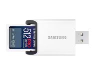 Памет Samsung 512GB SD Card PRO Ultimate with USB Reader, U3, V30 , Read 200MB/s - Write 130MB/s