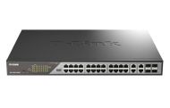 Комутатор D-Link 28-Port Gigabit Ethernet PoE++ Surveillance Switches