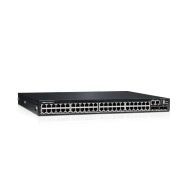 Комутатор Dell EMC PowerSwitch N3248X-ON, 48x1/2.5/5/10G RJ-45, 4x25G SFP28, 2x100G QSFP28, 1xAC PSU, IO/PS, OS6, Lifetime Limited Hardware Warranty