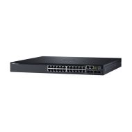 Комутатор Dell Networking S3124, L3, 24x 1GbE, 2xCombo, 2x 10GbE SFP+ fixed ports, Stacking, IO to PSU airflow, 1x AC PSU, DNS3124T STOCK Smart Value, 210-AIMQ
