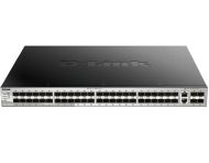 Комутатор D-Link 48 SFP ports Layer 3 Stackable Managed Gigabit Switch with 2x10GBASE-T ports and 4xSFP+ ports 