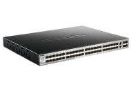 Комутатор D-Link 48 SFP ports Layer 3 Stackable Managed Gigabit Switch with 2x10GBASE-T ports and 4xSFP+ ports 