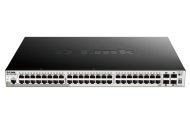 Комутатор D-Link 52-Port Gigabit Stackable POE Smart Managed Switch including 4 10G SFP+