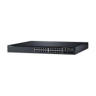 Комутатор Dell Networking S3124P, L3, PoE+, 24x 1GbE, 2x Combo, 2x 10GbE SFP+ fixed ports, Stacking, IO to PSU air, 1x 715w AC PS, 1Y PS NBD, 210-AIMO