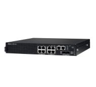 Комутатор Dell EMC N3208PX-ON, 4x1G RJ-45, 4x1/2.5/5G RJ-45, 2x10G SFP+, PoE 90W, 1xAC PSU, IO/PS, OS6, Lifetime Limited Hardware Warranty