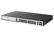 Комутатор D-Link 24x100/1000/2500Base-T Layer 3 Stackable Managed Gigabit Switch with 2x10GBASE-T Ports and 4 x 25G SFP28 Ports 