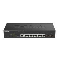 Комутатор D-Link 8-port Gbit PoE Managed Switch incl. 2x SFP