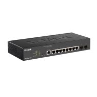 Комутатор D-Link 8-port Gbit PoE Managed Switch incl. 2x SFP