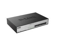 Комутатор D-Link 8-Port Desktop Gigabit PoE+ Switch