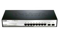 Комутатор D-Link 10-Port Gigabit Smart Switch with 2 SFP ports