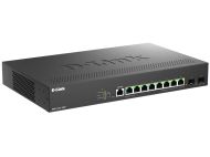 Комутатор D-Link 8-Port 2.5G Base-T PoE and 2-port 10G SFP+ Smart Managed Switch