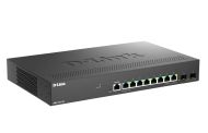 Комутатор D-Link 8-Port 2.5G Base-T and 2-port 10G SFP+ Smart Managed Switch