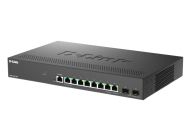 Комутатор D-Link 8-Port 2.5G Base-T and 2-port 10G SFP+ Smart Managed Switch