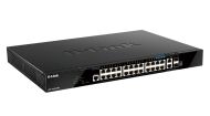 Комутатор D-Link 20 ports GE PoE + 4 ports 2.5 GE PoE + 2 10GE ports + 2 SFP+ Smart Managed Switch