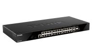 Комутатор D-Link 24 ports GE + 2 10GE ports + 2 SFP+ Smart Managed Switch