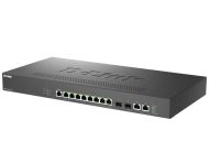 Комутатор D-Link 8-Port 2.5G Base-T PoE, 2-port 10G SFP+ and 2x 10G RJ45 port Smart Managed Switch