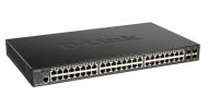 Комутатор D-Link 48-port Gigabit Smart Managed Switch with 4x 10G SFP+ ports, 370Watts