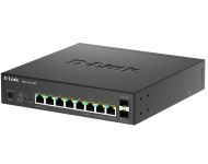 Комутатор D-Link 8-Port 2.5G Base-T PoE, 2-port 10G SFP+ and 2x 10G RJ45 port Smart Managed Switch