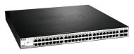 Комутатор D-Link 52-Port PoE Gigabit Smart Switch 370W PoE