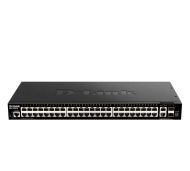 Комутатор D-Link 48 ports GE + 2 10GE ports + 2 SFP+ Smart Managed Switch