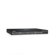 Комутатор Dell EMC PowerSwitch N3248PXE-ON, 48x1/2.5/5/10G RJ-45, 4x25G SFP28, 2x100G QSFP28, PoE 90W, 1xAC PSU, IO/PS, OS6, Lifetime Limited Hardware Warranty