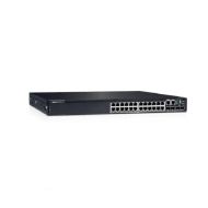 Комутатор Dell EMC PowerSwitch N2224PX-ON, 24x1/2.5G, PoE 30W/60W, 4x25G, 2x40G Stacking, 1xAC PSU, IO/PS airflow, OS6, Lifetime Limited Hardware Warranty