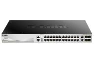 Комутатор D-Link 24x10/100/1000BASE-T ports Layer 3 Stackable Managed Gigabit Switch with 2x10GBASE-T ports and 4xSFP+ ports