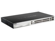Комутатор D-Link 24x10/100/1000BASE-T ports Layer 3 Stackable Managed Gigabit Switch with 2x10GBASE-T ports and 4xSFP+ ports