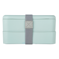 Кутия за храна Xavax Bento Box, 2 x 500ml, Пастелно синьо