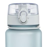 Бутилка за  течности Xavax To Go 1l ml,пластмаса, устойчива на течове, отваряне с натискане на бутон,пастелно синьо