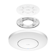 Access Point Cudy AP3000, AX3000, 2.4/5 GHz, 571 - 2402 Mbps, 1× 2.5 Gbps, PoE Adapter