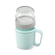 Купа за зърнени храни Xavax To Go, 2 отделения, 500 + 200 ml, пастелно синьо/сиво