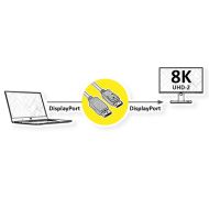 Cable DP M - DP M, 1m, 8K, 60Hz, Roline 11.04.6000