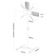 Стойка Neomounts by NewStar Flat Screen Floor Stand (height: 75-124 cm)