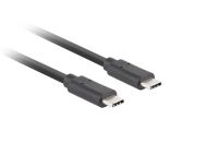 Кабел Lanberg USB-C M/M 3.1 gen 2 cable 0.5m 10GB/s pd100w black