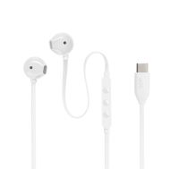 Слушалки JBL T305C WHT USB-C In-ear headphones