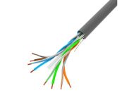 Кабел Lanberg LAN cable CAT.6 utp 100m solid cu grey cpr + fluke passed
