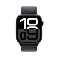Часовник Apple Watch S10 Cellular 46mm Jet Black Alu Case with Ink Sport Loop